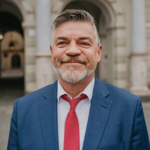Zu sehen ist: Karl Dreisiebner von den Grünen Graz